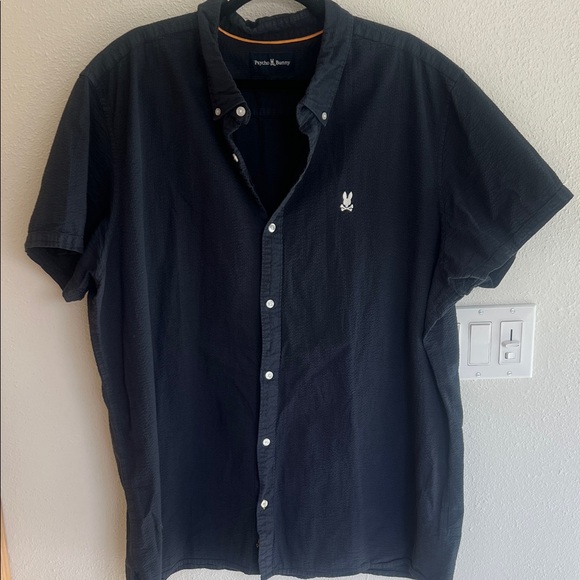 Psycho Bunny Other - Psycho Bunny Men's Navy Button-Down Shirt XXXL